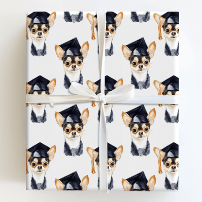 Chihuahua Graduate - Wrapping Paper - Aspen & Arlo