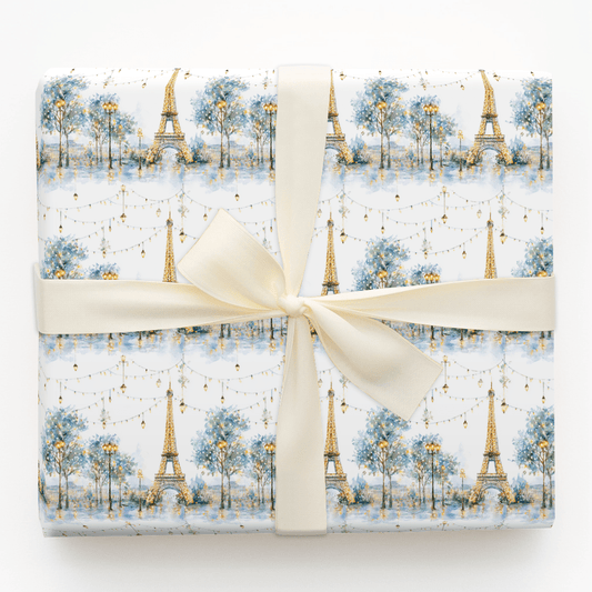 Winter Lights in Paris - Wrapping Paper - Aspen & Arlo