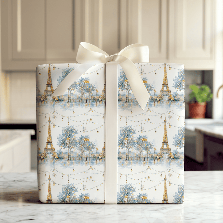 Winter Lights in Paris - Wrapping Paper - Aspen & Arlo