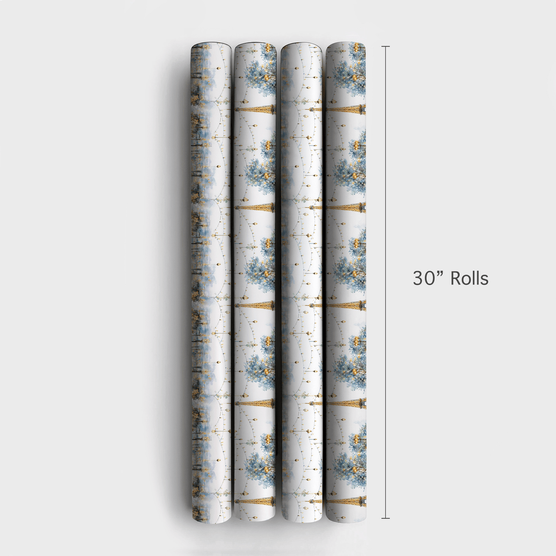 Winter Lights in Paris - Wrapping Paper - Aspen & Arlo