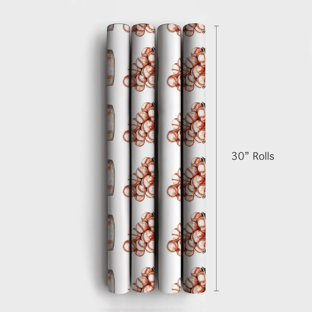 Batting Practice - Wrapping Paper - Aspen & Arlo