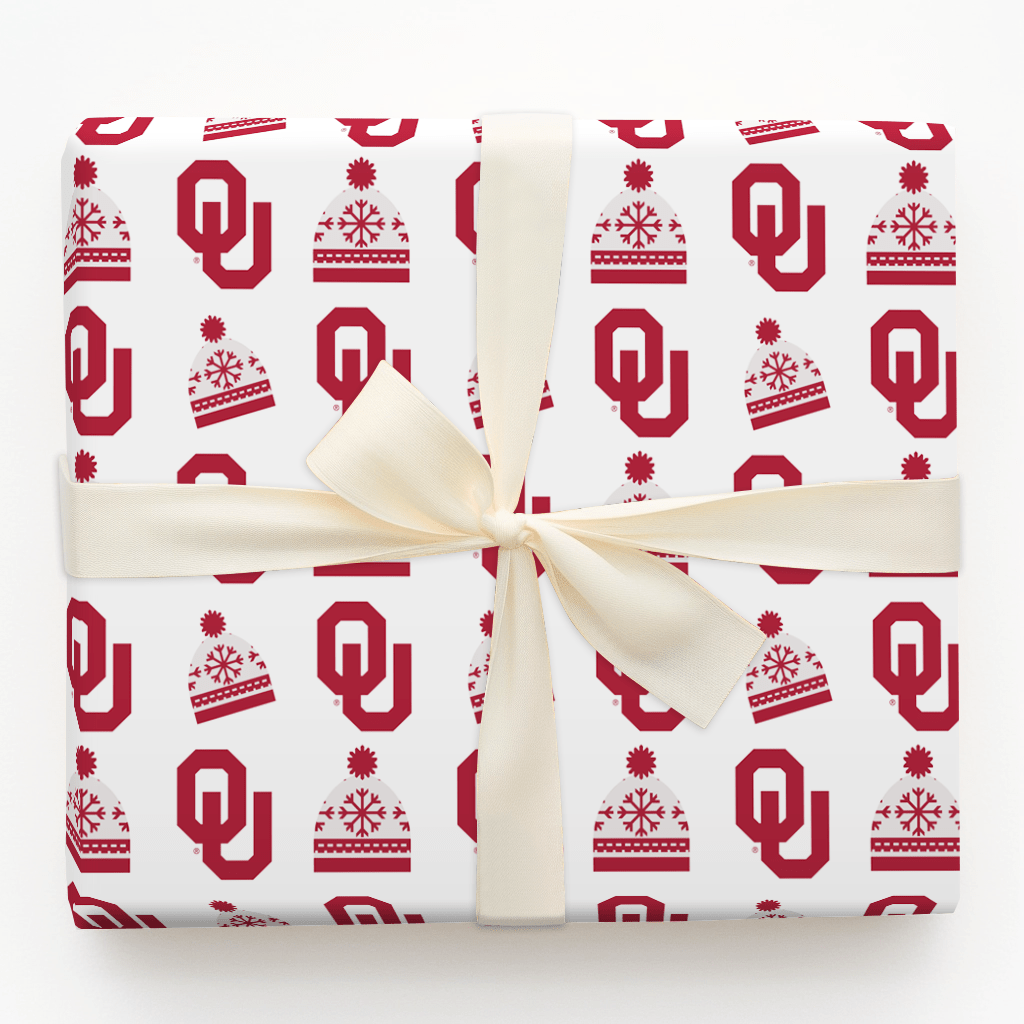 Sooner Beanie - Wrapping Paper - Aspen & Arlo
