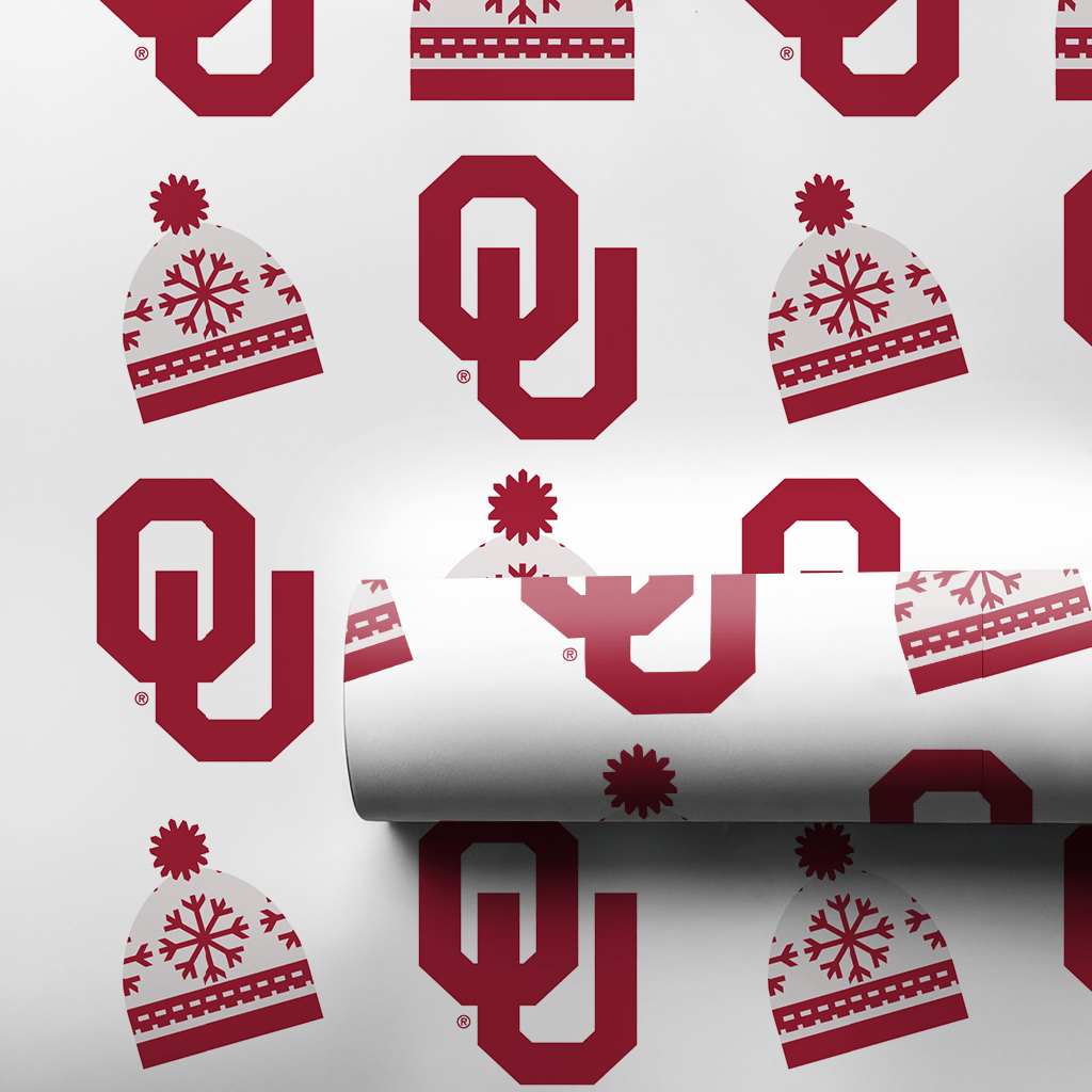 Sooner Beanie - Wrapping Paper - Aspen & Arlo