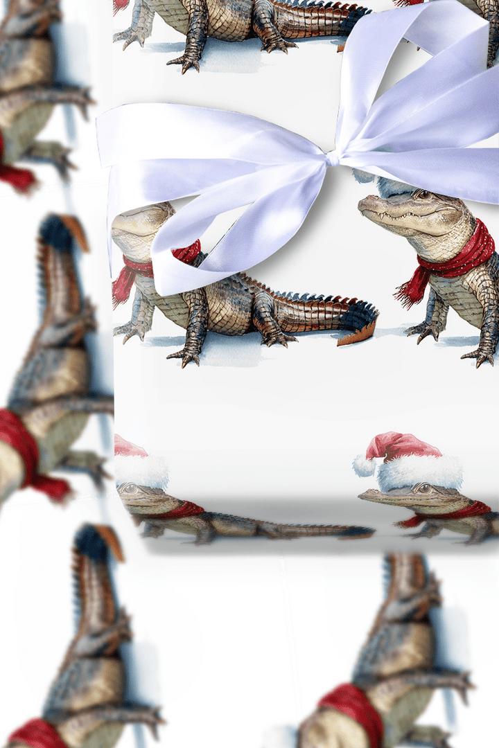 Gator Greetings - Wrapping Paper - Aspen & Arlo