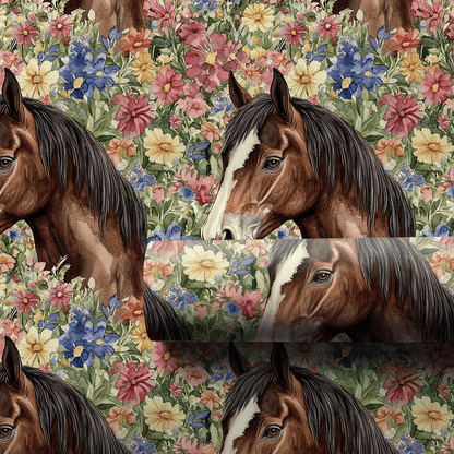 Garden Day with the American Saddlebred - Wrapping Paper - Aspen & Arlo