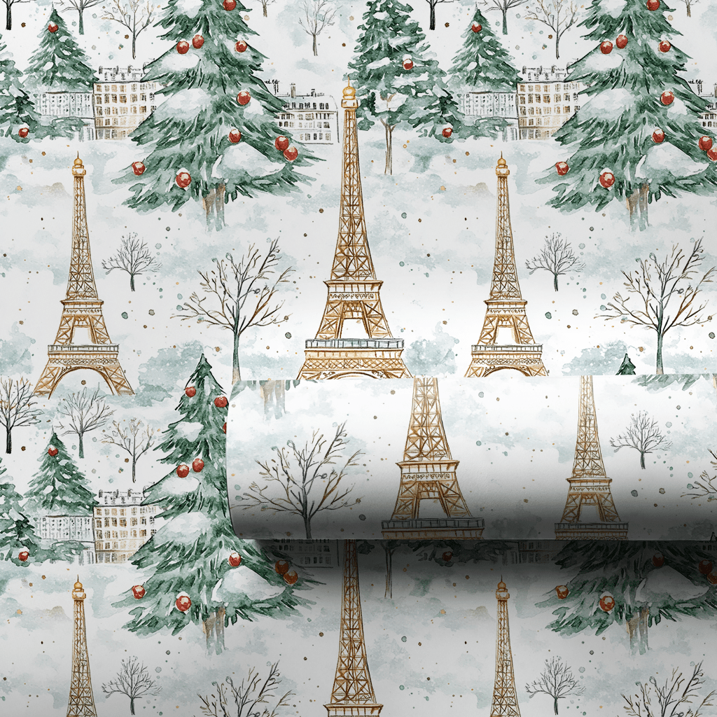 Eiffel Enchante - Wrapping Paper - Aspen & Arlo