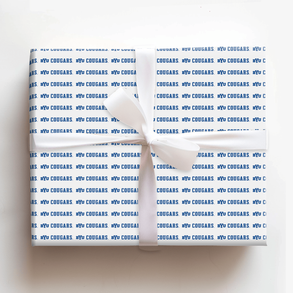 BYU Cougars - Wrapping Paper - Aspen & Arlo