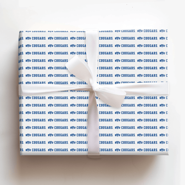 BYU Cougars - Wrapping Paper - Aspen & Arlo