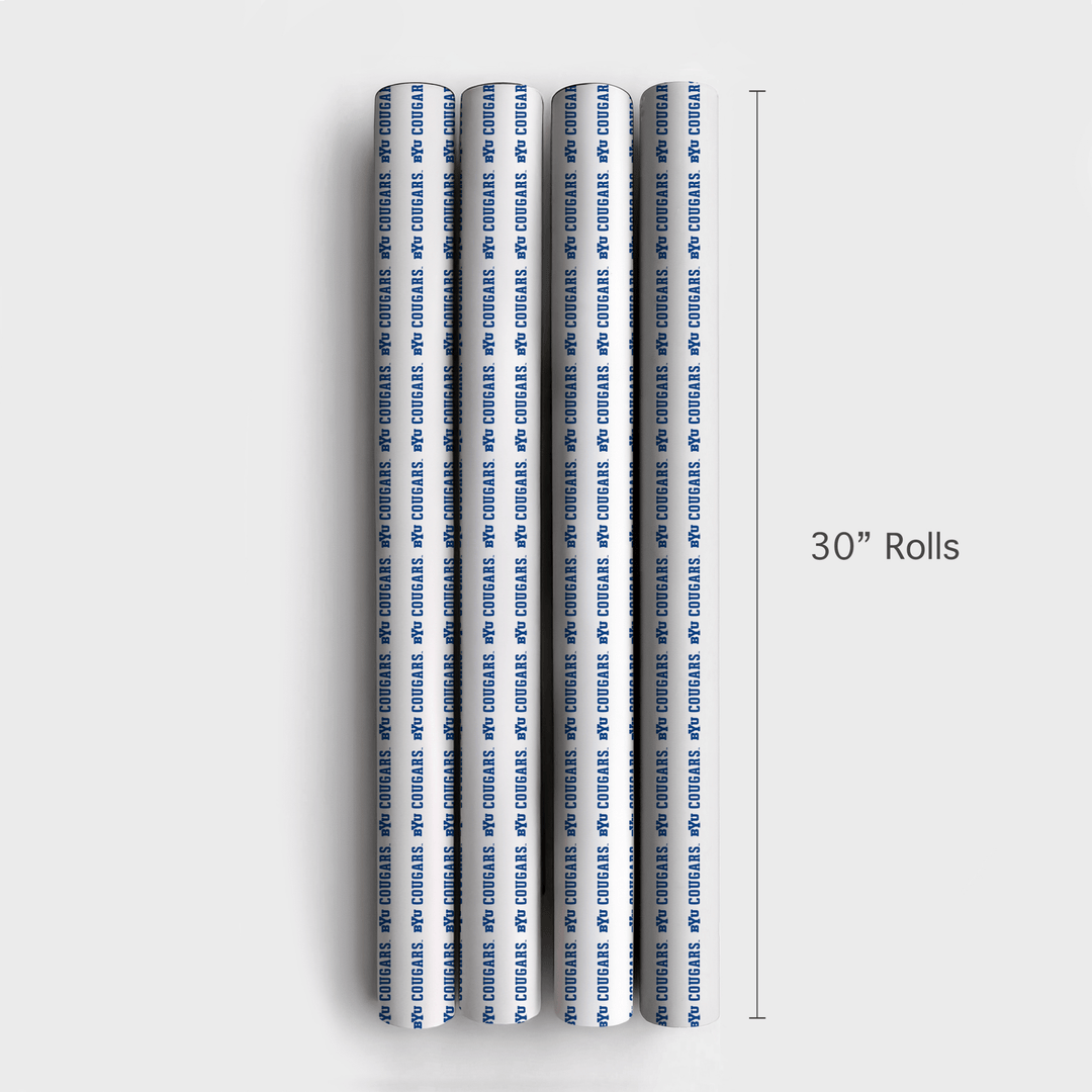 BYU Cougars - Wrapping Paper - Aspen & Arlo