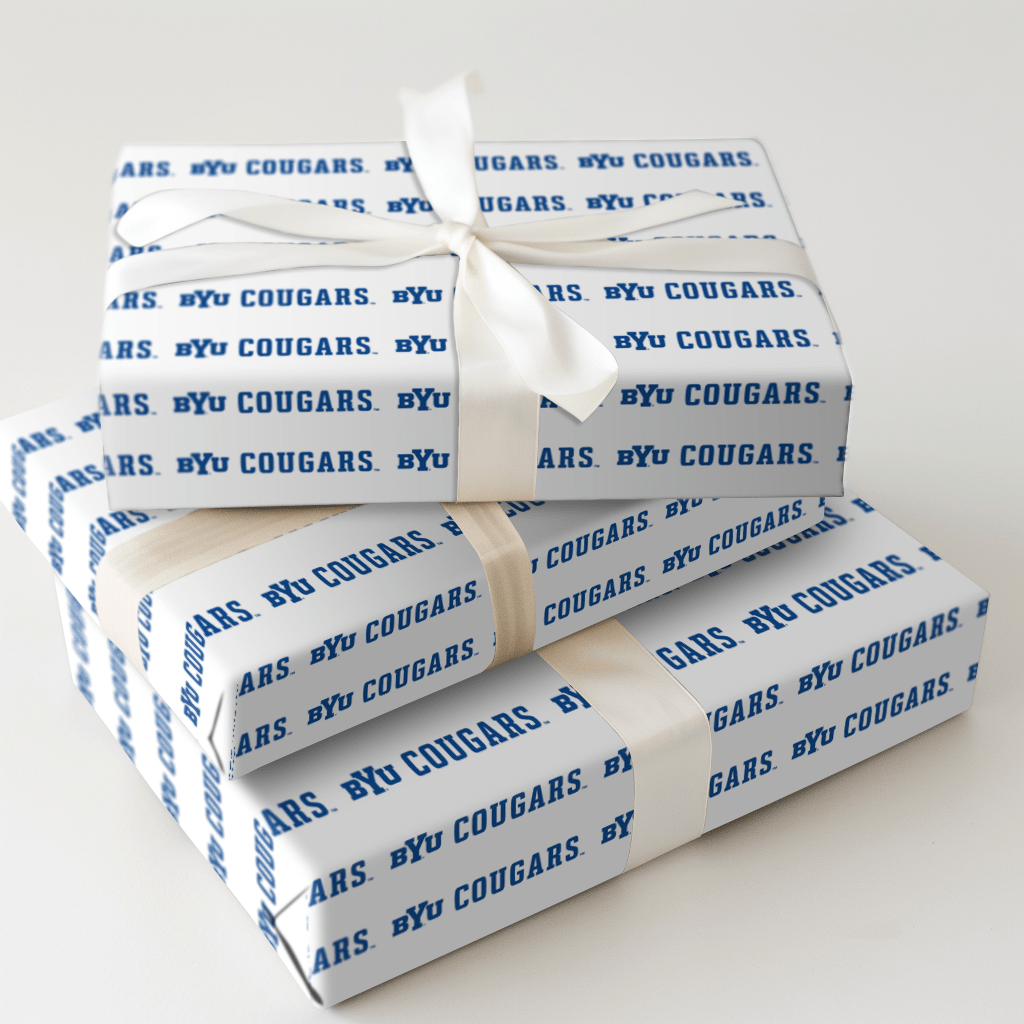 BYU Cougars - Wrapping Paper - Aspen & Arlo