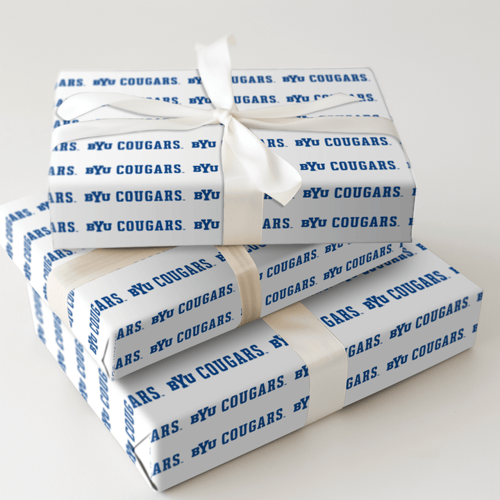 BYU Cougars - Wrapping Paper - Aspen & Arlo