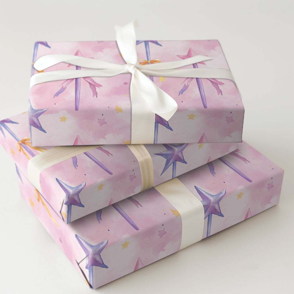 Waving My Wand for Wishes - Wrapping Paper - Aspen & Arlo