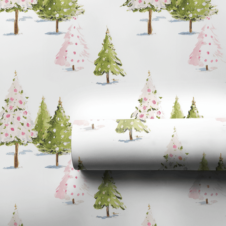 Twinkle Tree Trail - Wrapping Paper - Aspen & Arlo