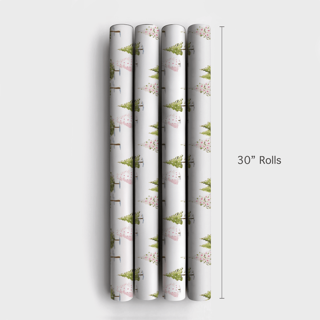 Twinkle Tree Trail - Wrapping Paper - Aspen & Arlo