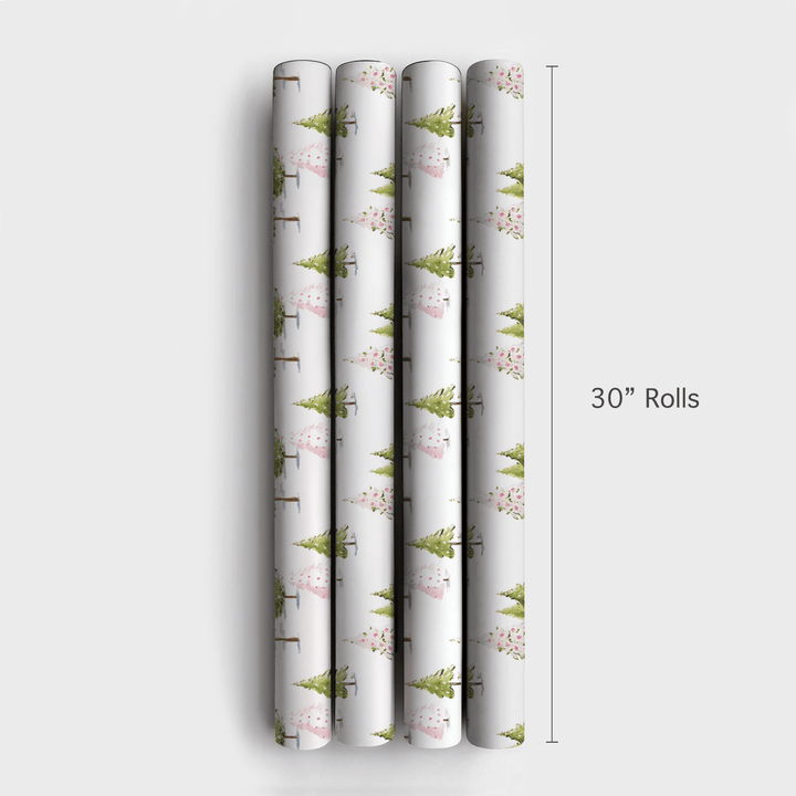 Twinkle Tree Trail - Wrapping Paper - Aspen & Arlo