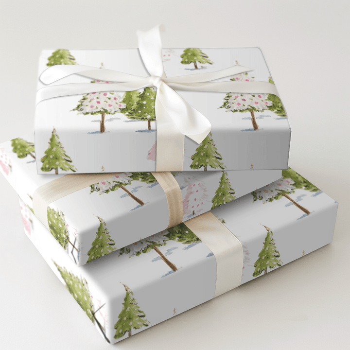 Twinkle Tree Trail - Wrapping Paper - Aspen & Arlo