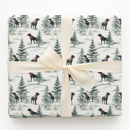 Evergreen Tail Waggers - Wrapping Paper - Aspen & Arlo