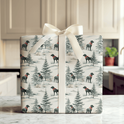 Evergreen Tail Waggers - Wrapping Paper - Aspen & Arlo