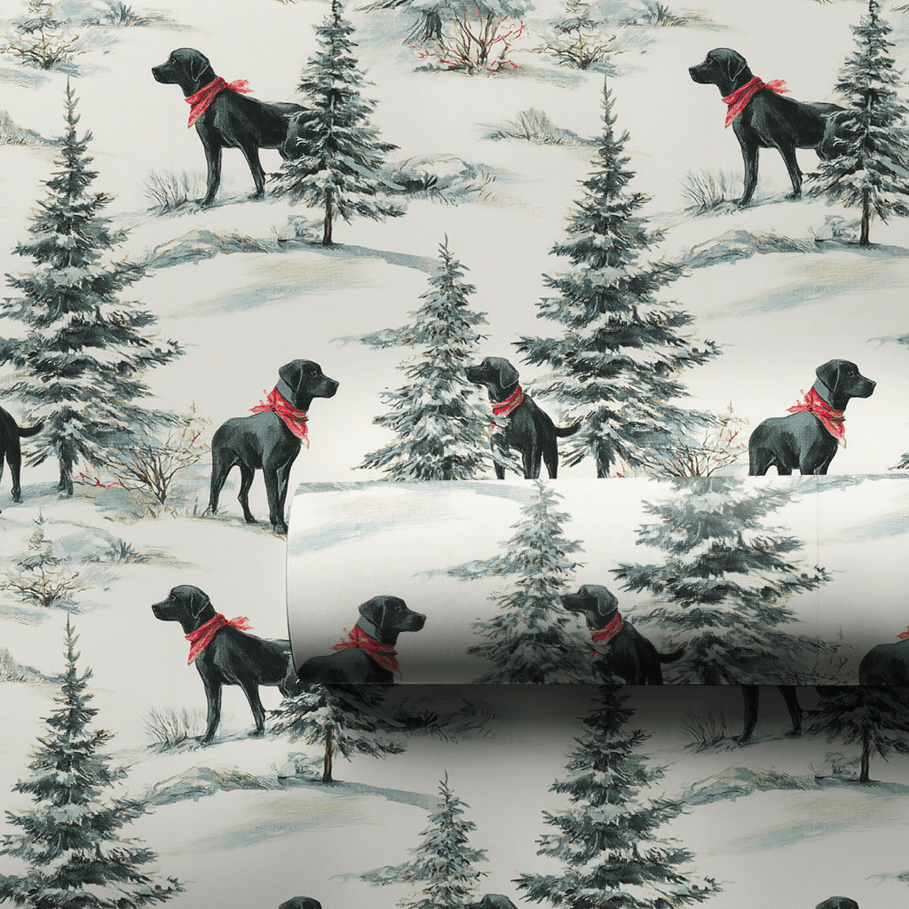Evergreen Tail Waggers - Wrapping Paper - Aspen & Arlo