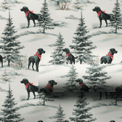 Evergreen Tail Waggers - Wrapping Paper - Aspen & Arlo