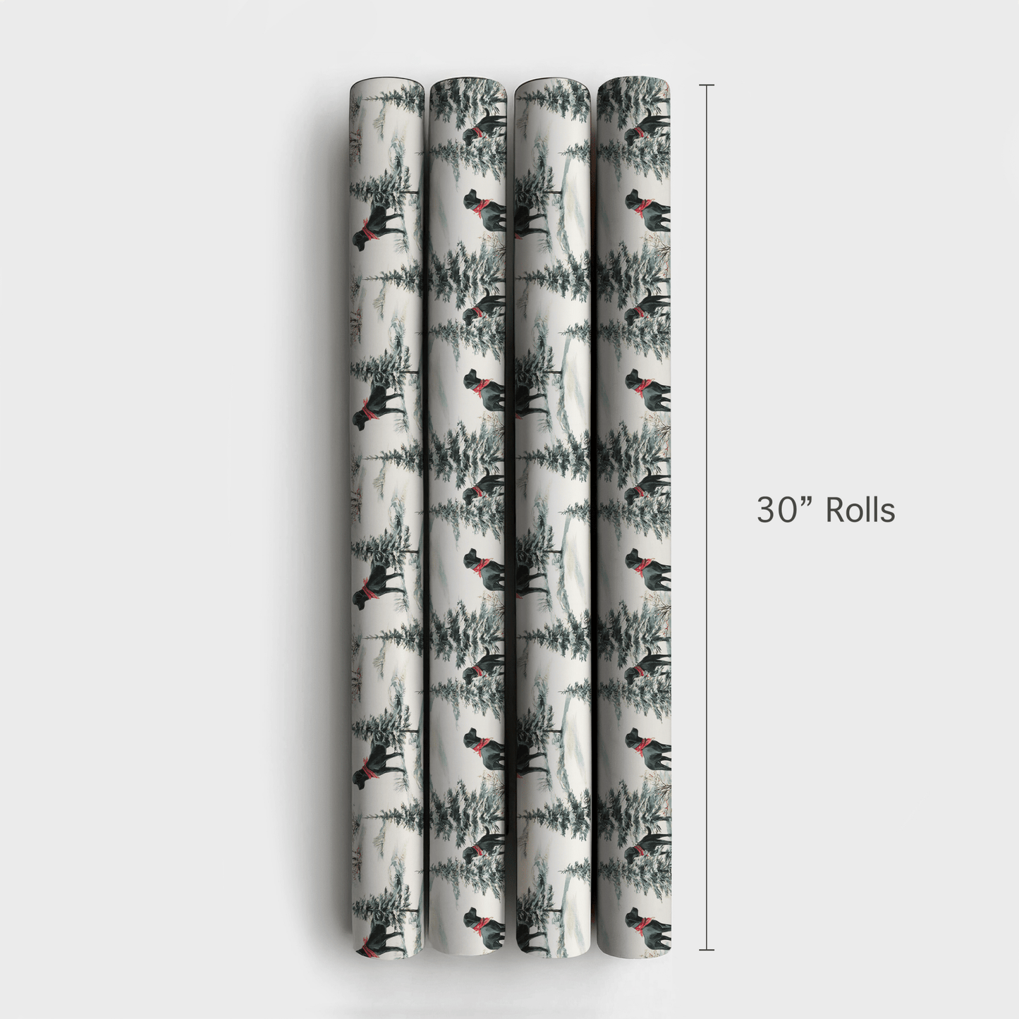 Evergreen Tail Waggers - Wrapping Paper - Aspen & Arlo