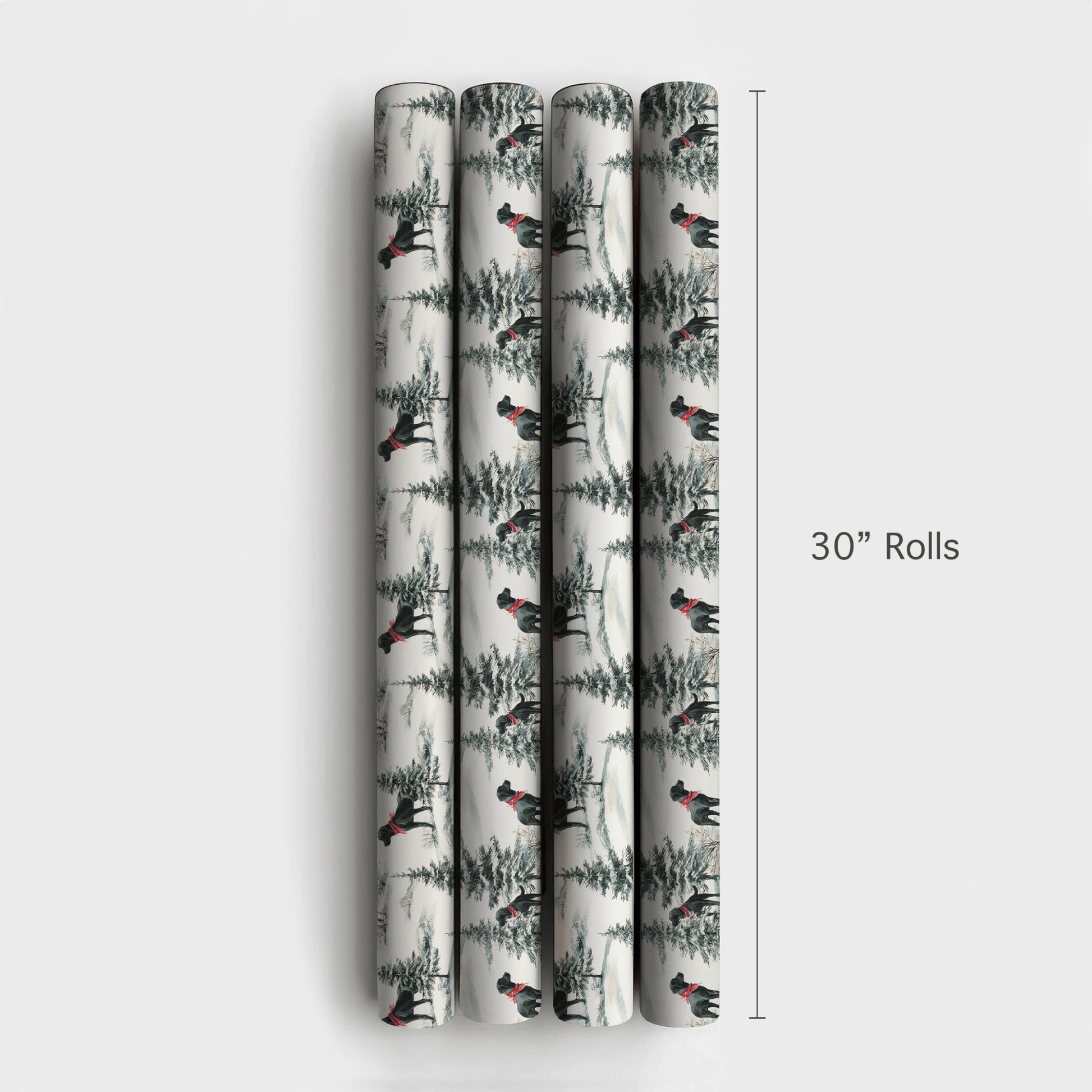 Evergreen Tail Waggers - Wrapping Paper - Aspen & Arlo
