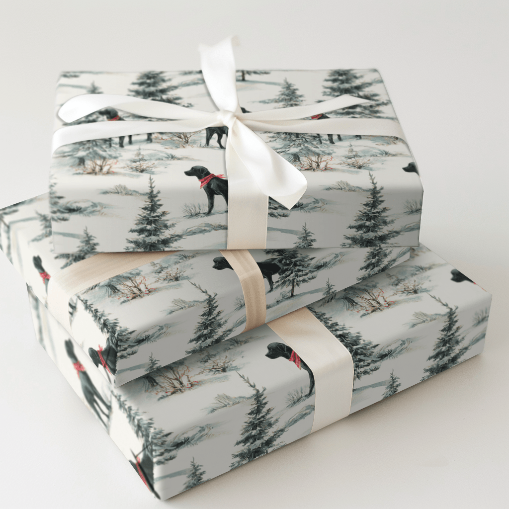 Evergreen Tail Waggers - Wrapping Paper - Aspen & Arlo