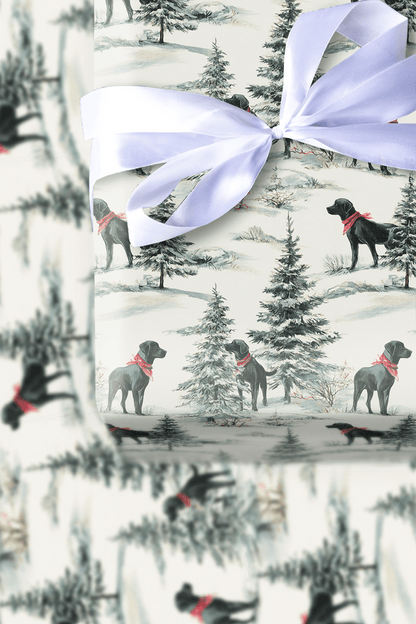 Evergreen Tail Waggers - Wrapping Paper - Aspen & Arlo