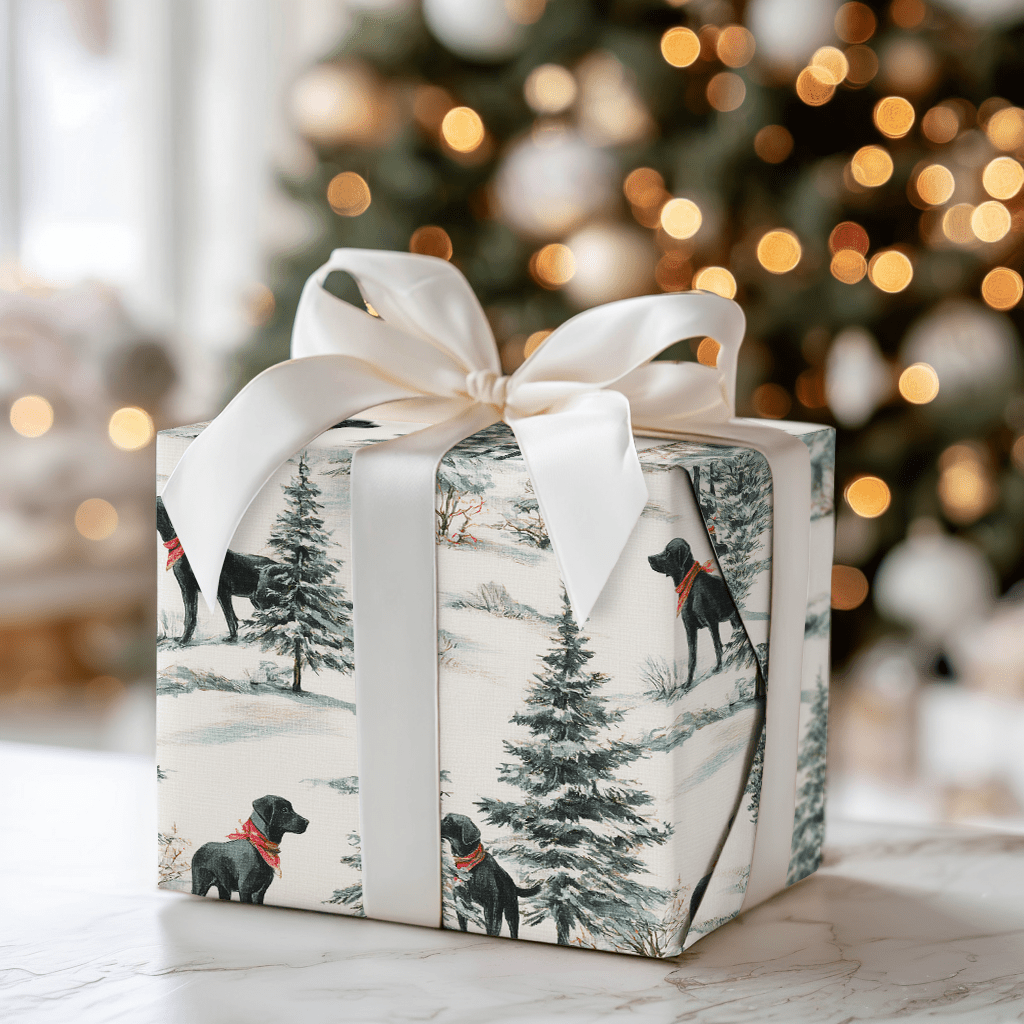 Evergreen Tail Waggers - Wrapping Paper - Aspen & Arlo