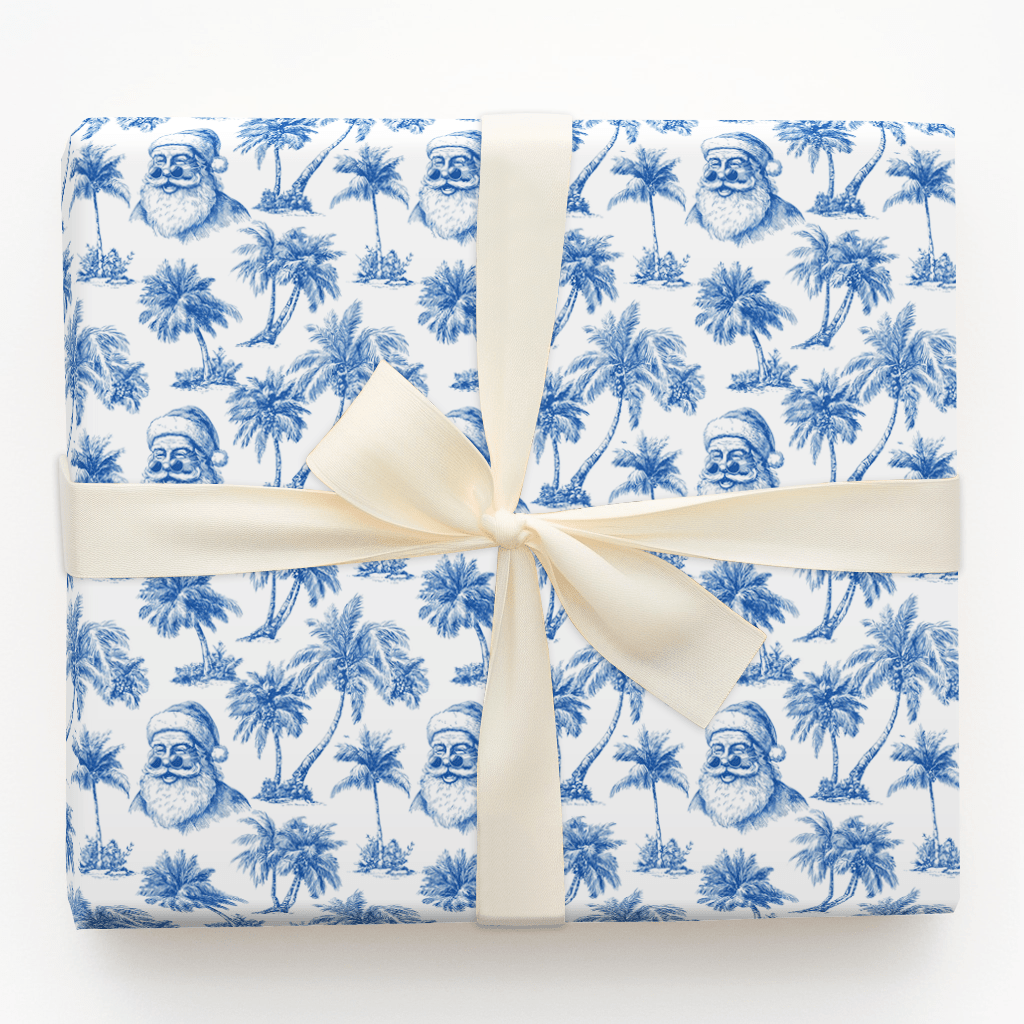 Miami Sun with Santa - Wrapping Paper - Aspen & Arlo