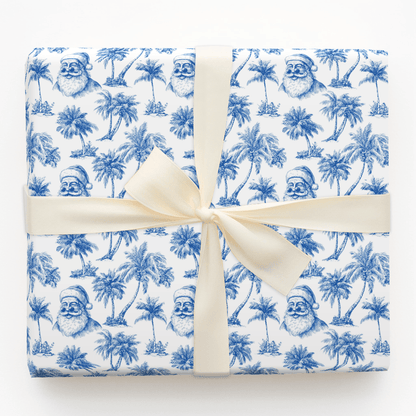 Miami Sun with Santa - Wrapping Paper - Aspen & Arlo