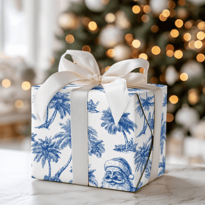 Miami Sun with Santa - Wrapping Paper - Aspen & Arlo