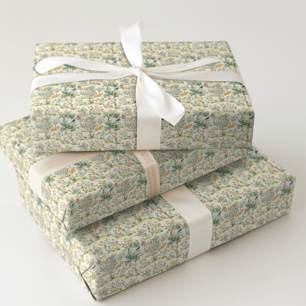 Feathers of Spring - Wrapping Paper - Aspen & Arlo