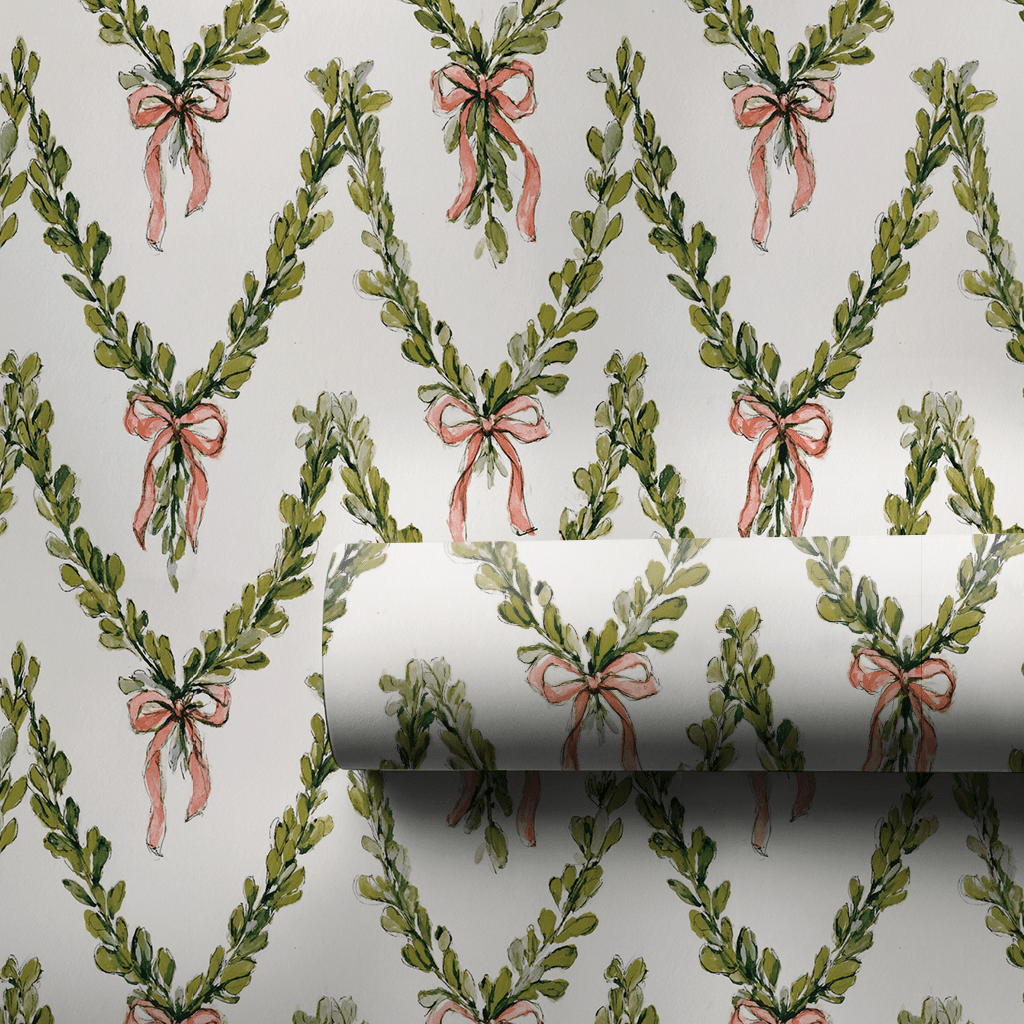Bowtanical Garland - Wrapping Paper - Aspen & Arlo