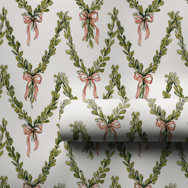 Bowtanical Garland - Wrapping Paper - Aspen & Arlo