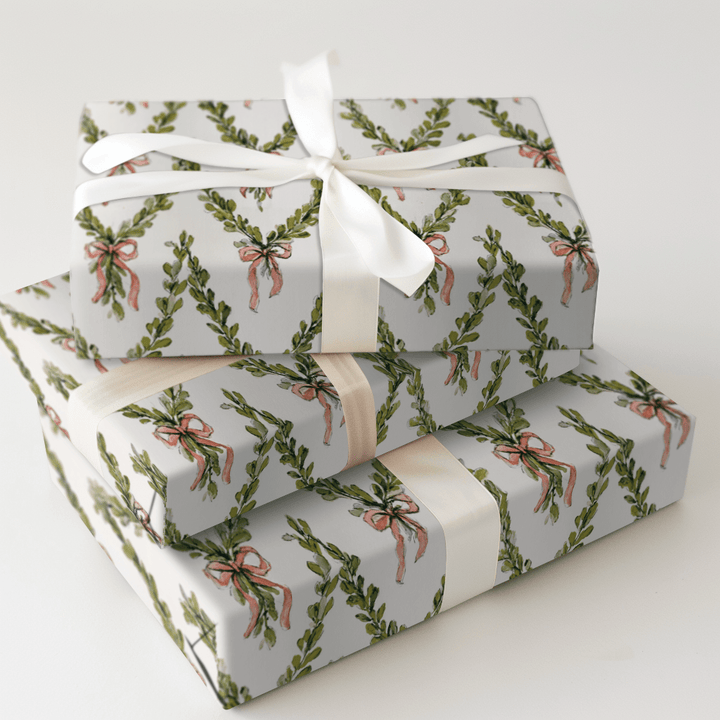 Bowtanical Garland - Wrapping Paper - Aspen & Arlo