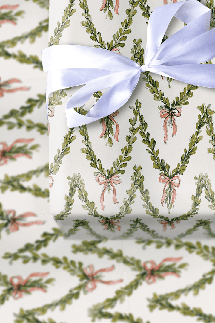 Bowtanical Garland - Wrapping Paper - Aspen & Arlo