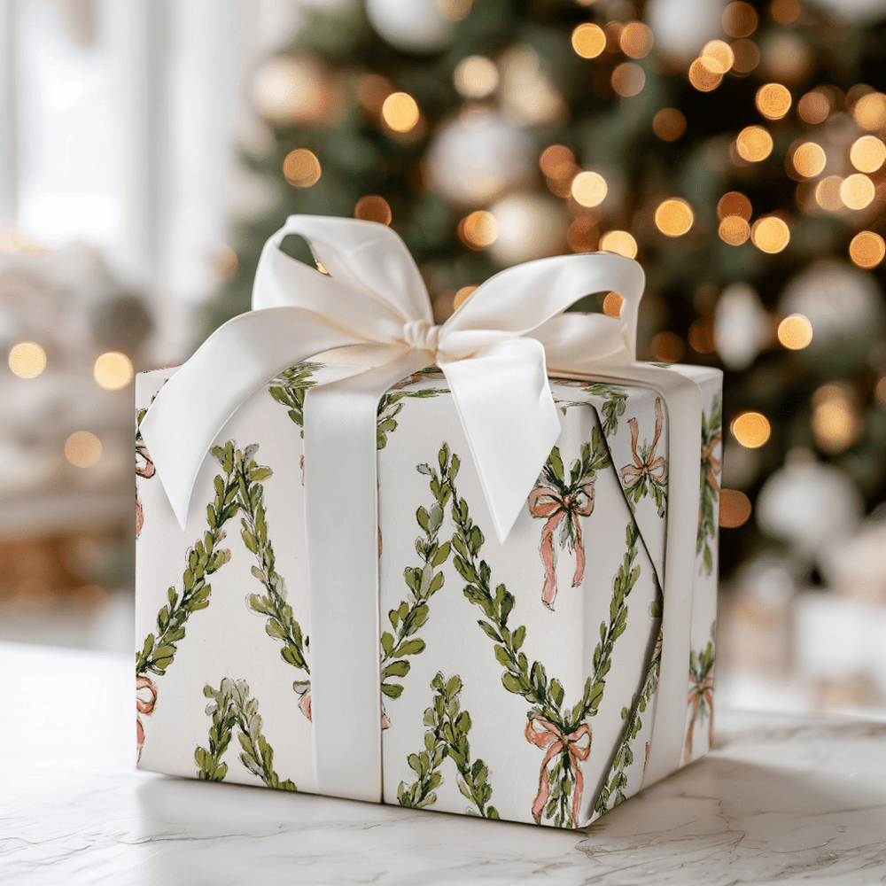 Bowtanical Garland - Wrapping Paper - Aspen & Arlo