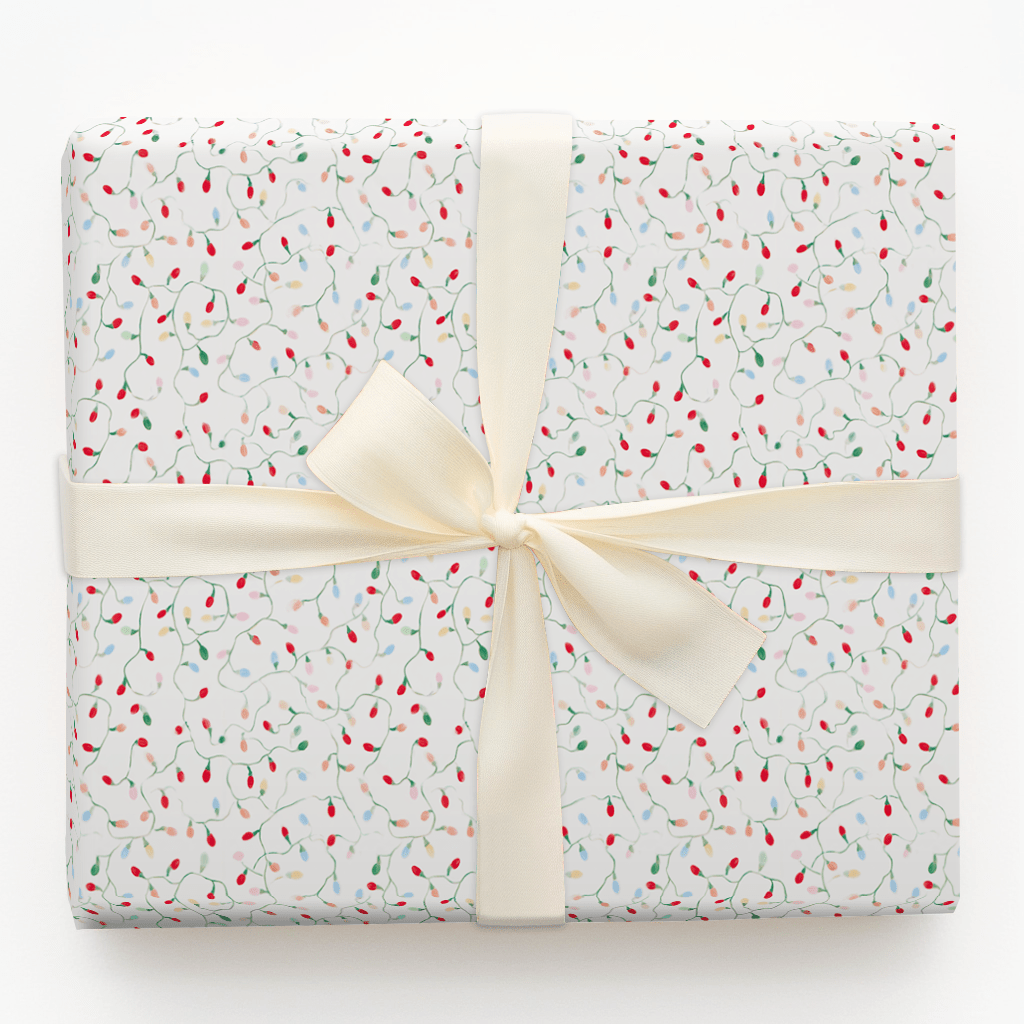Tangled Lights - Wrapping Paper - Aspen & Arlo