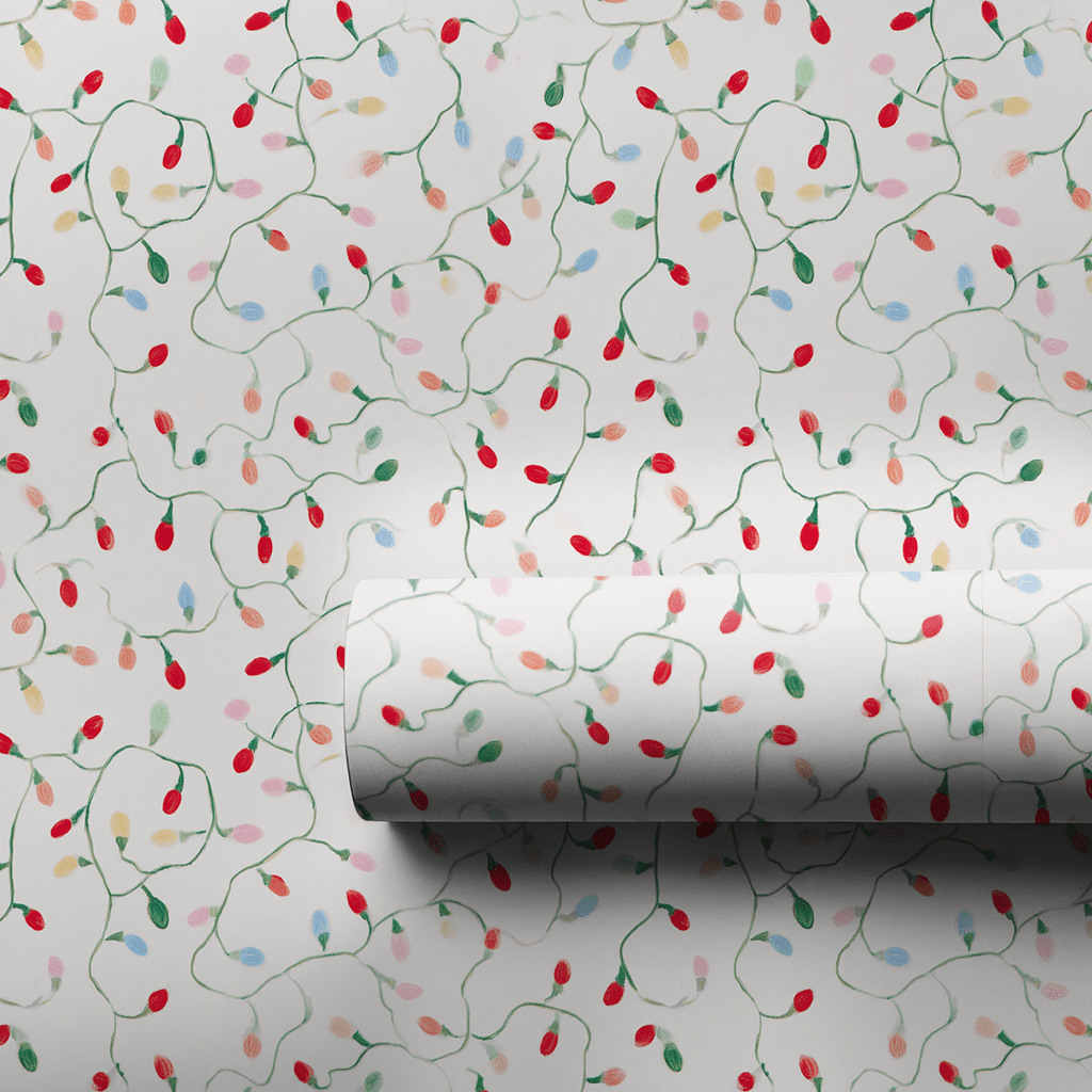 Tangled Lights - Wrapping Paper - Aspen & Arlo