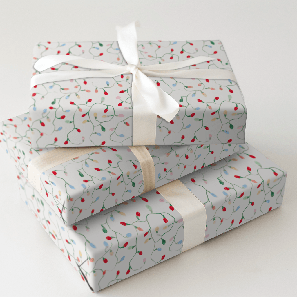 Tangled Lights - Wrapping Paper - Aspen & Arlo
