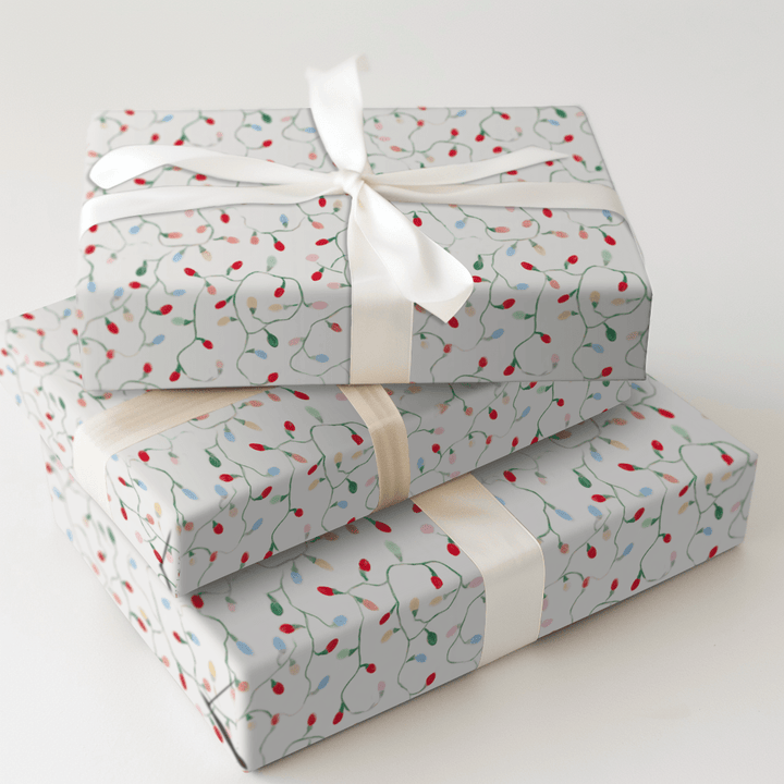 Tangled Lights - Wrapping Paper - Aspen & Arlo