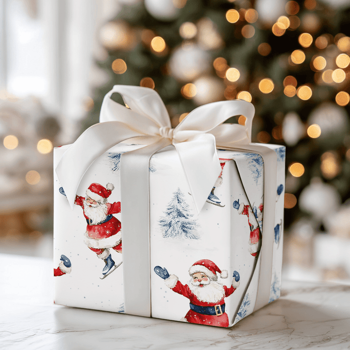 Merry Skate - tacular - Wrapping Paper - Aspen & Arlo