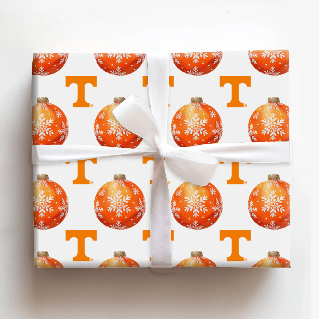 Big Orange Bauble - Wrapping Paper - Aspen & Arlo