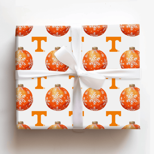 Big Orange Bauble - Wrapping Paper - Aspen & Arlo