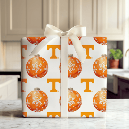 Big Orange Bauble - Wrapping Paper - Aspen & Arlo