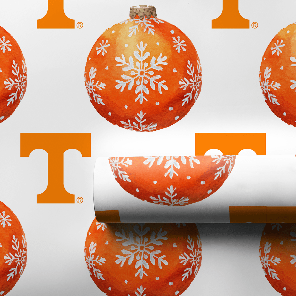 Big Orange Bauble - Wrapping Paper - Aspen & Arlo