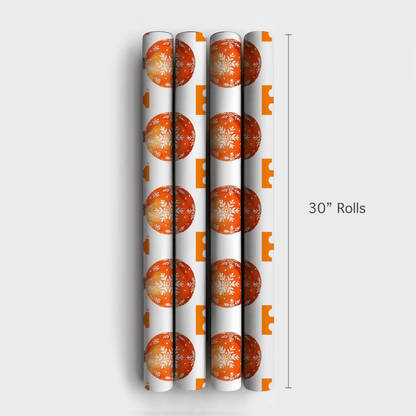 Big Orange Bauble - Wrapping Paper - Aspen & Arlo