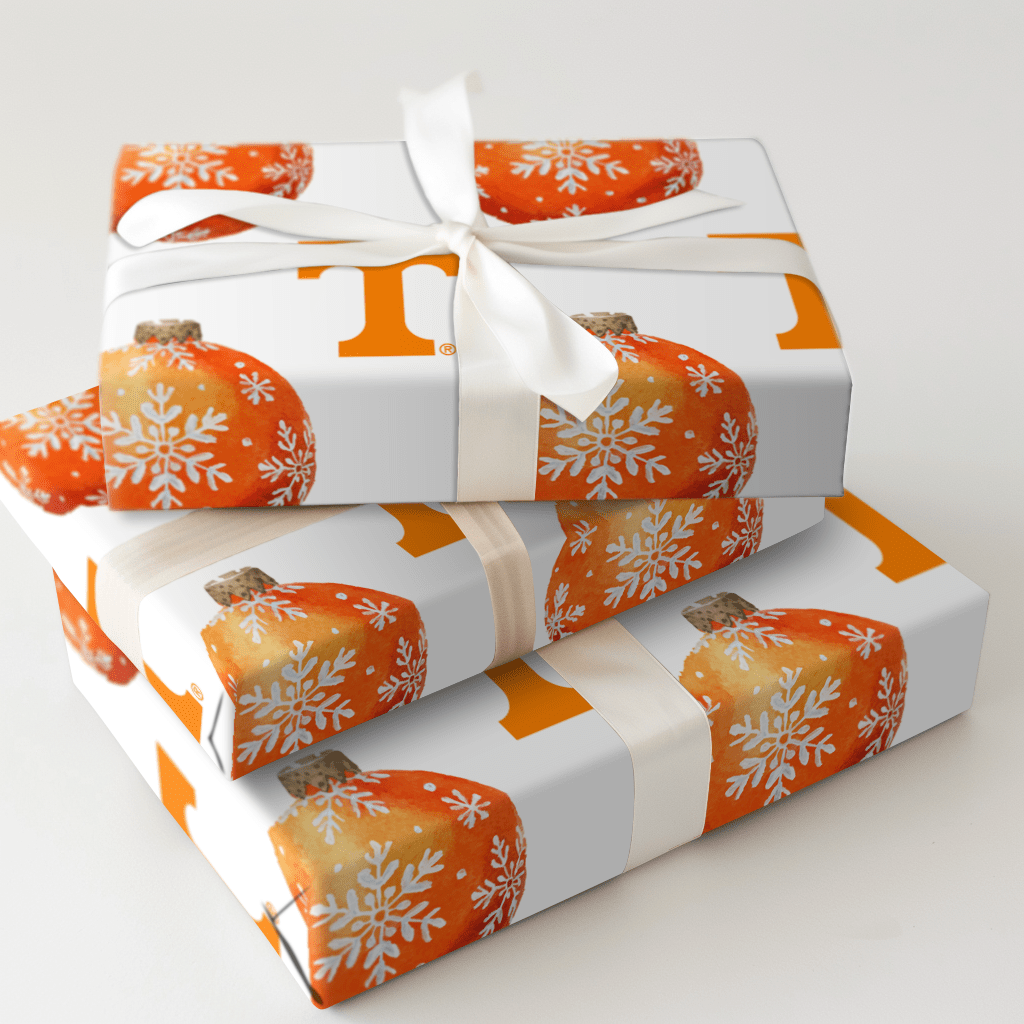 Big Orange Bauble - Wrapping Paper - Aspen & Arlo