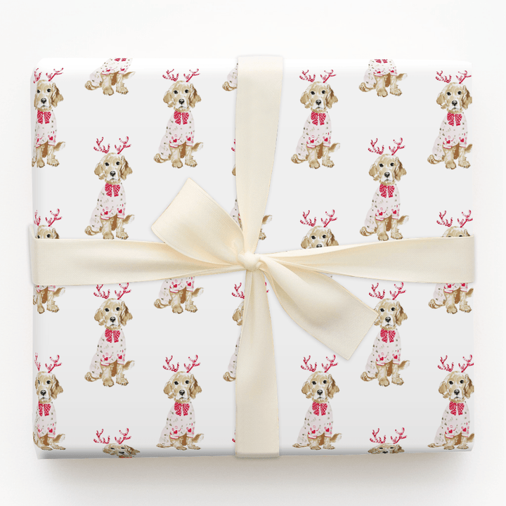 Pretty In Antlers - Wrapping Paper - Aspen & Arlo